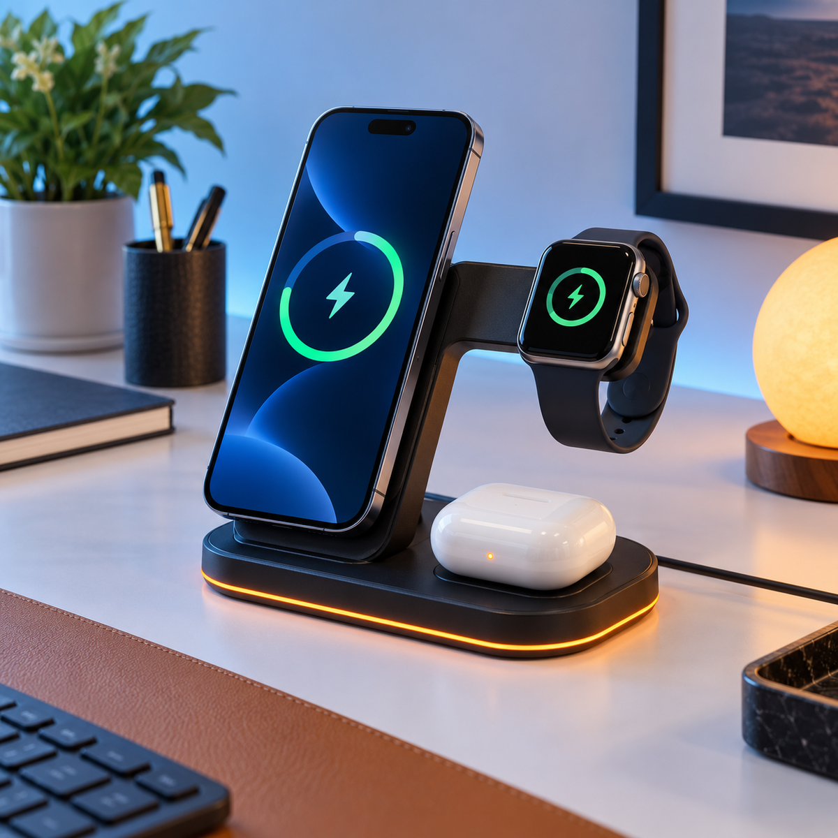 3-in-1 Wireless Charging Station