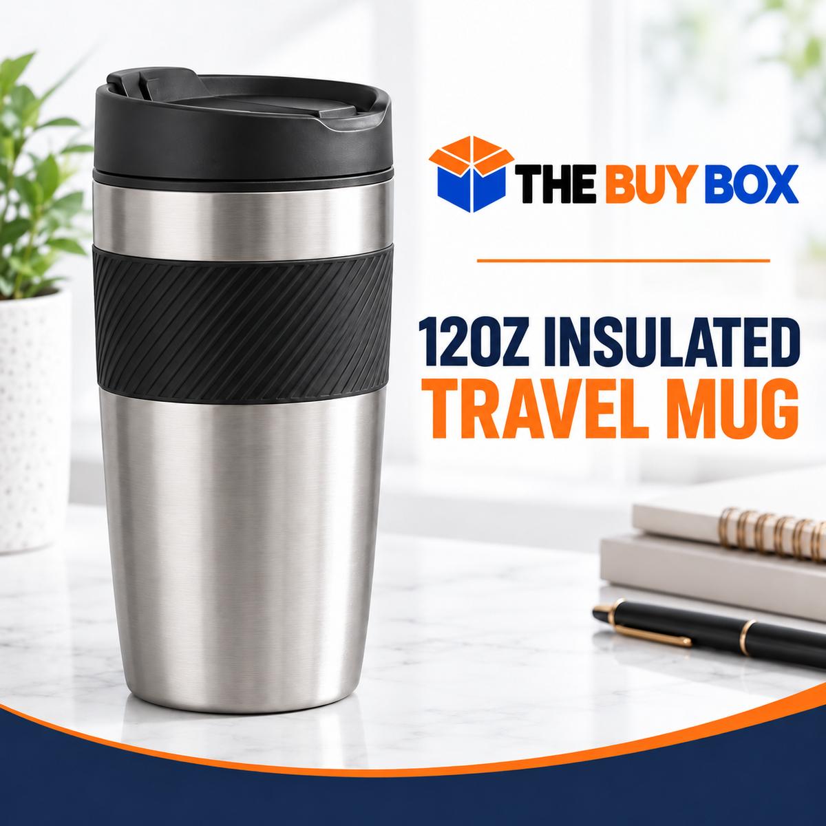12oz Insulated Stainless-Steel Travel Mug