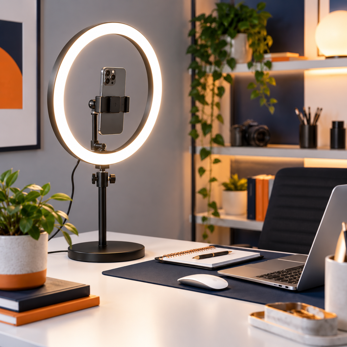 Ring light lifestyle detail