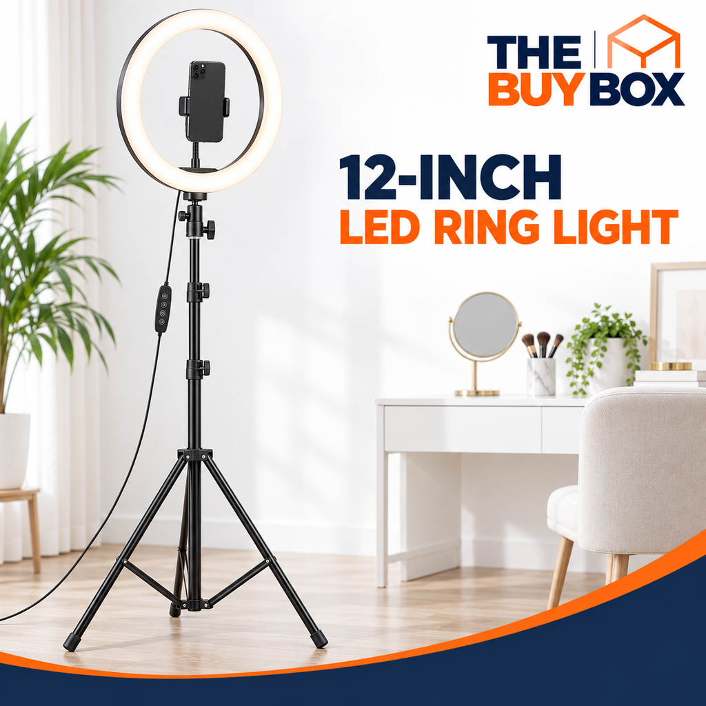 12-Inch LED Ring Light in The Buy Box branded product design