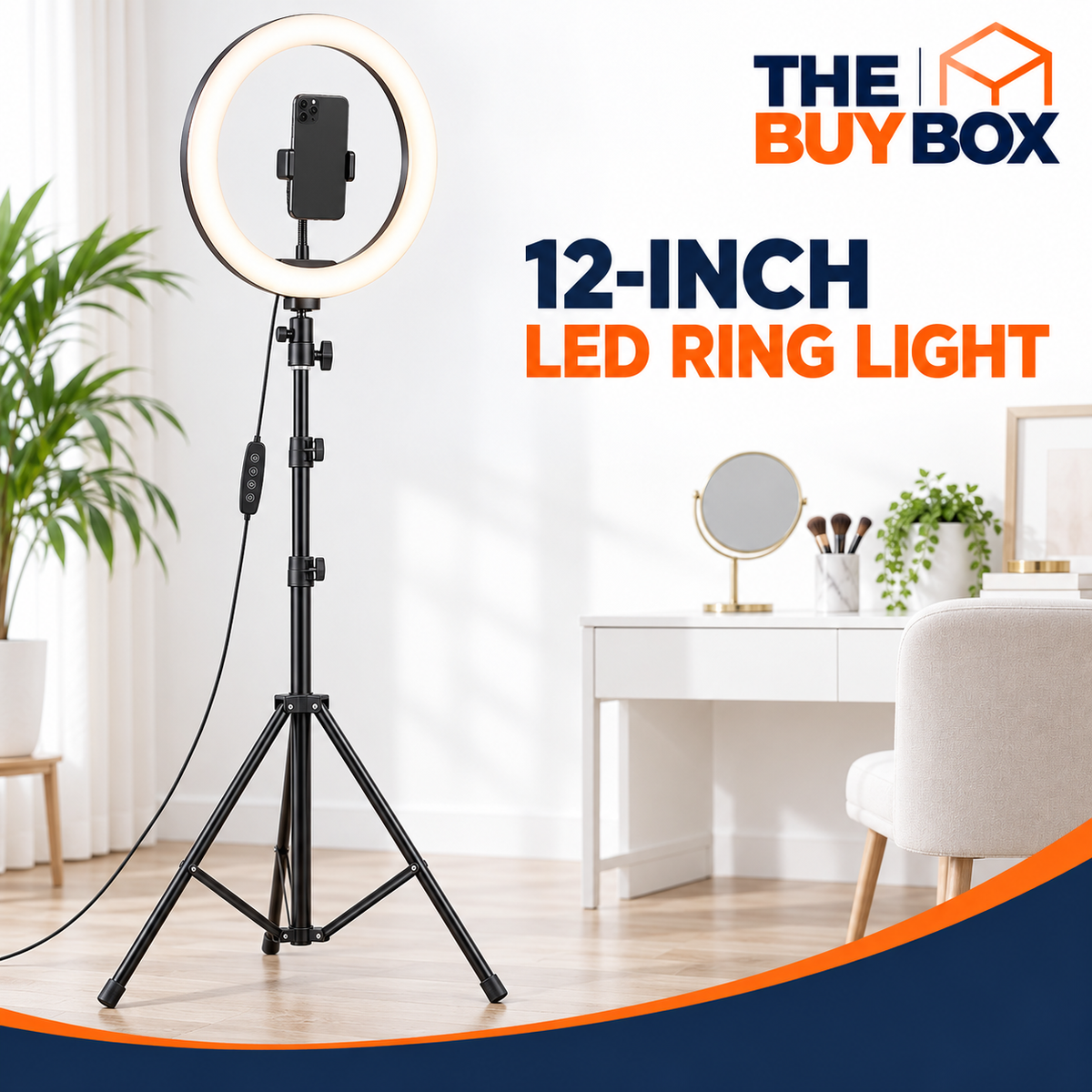 12-Inch LED Ring Light in The Buy Box branded product design