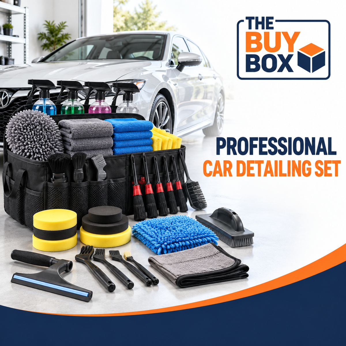 Professional Car Detailing Set in The Buy Box branded product design