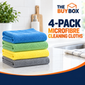 4-Pack Microfibre Cleaning Cloths in The Buy Box branded product design