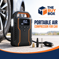 Portable Air Compressor for Car in The Buy Box branded product design