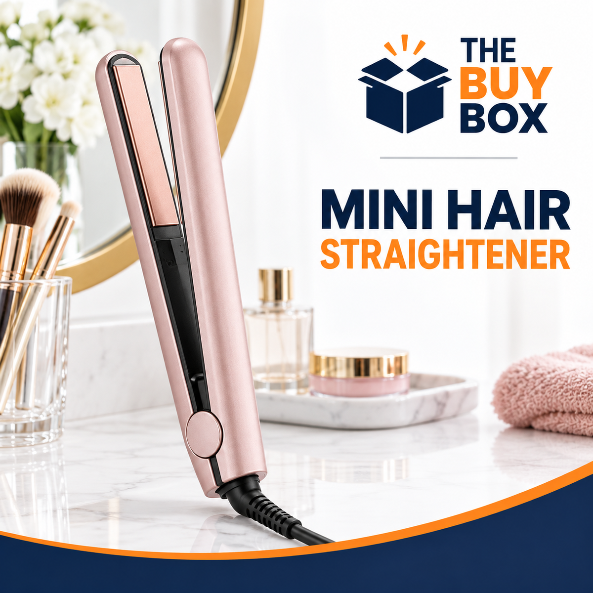 Mini Hair Straightener in The Buy Box branded product design