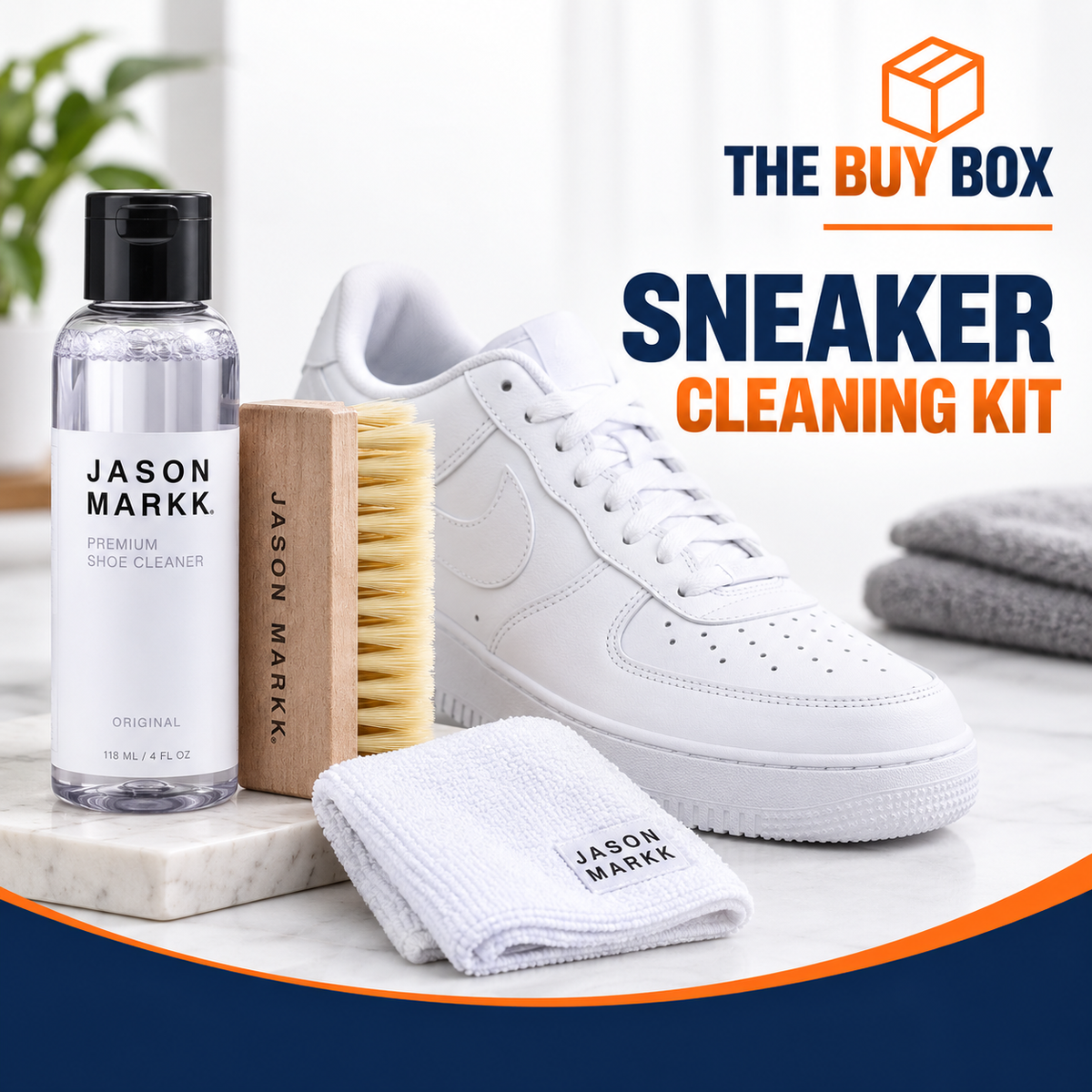 Sneaker Cleaning Kit in The Buy Box branded product design