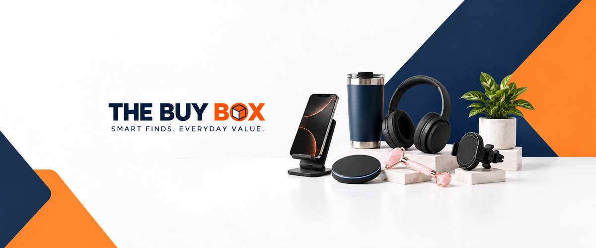 The Buy Box smaller-scale homepage hero banner